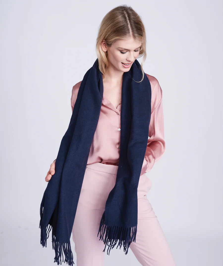 Navy scarf