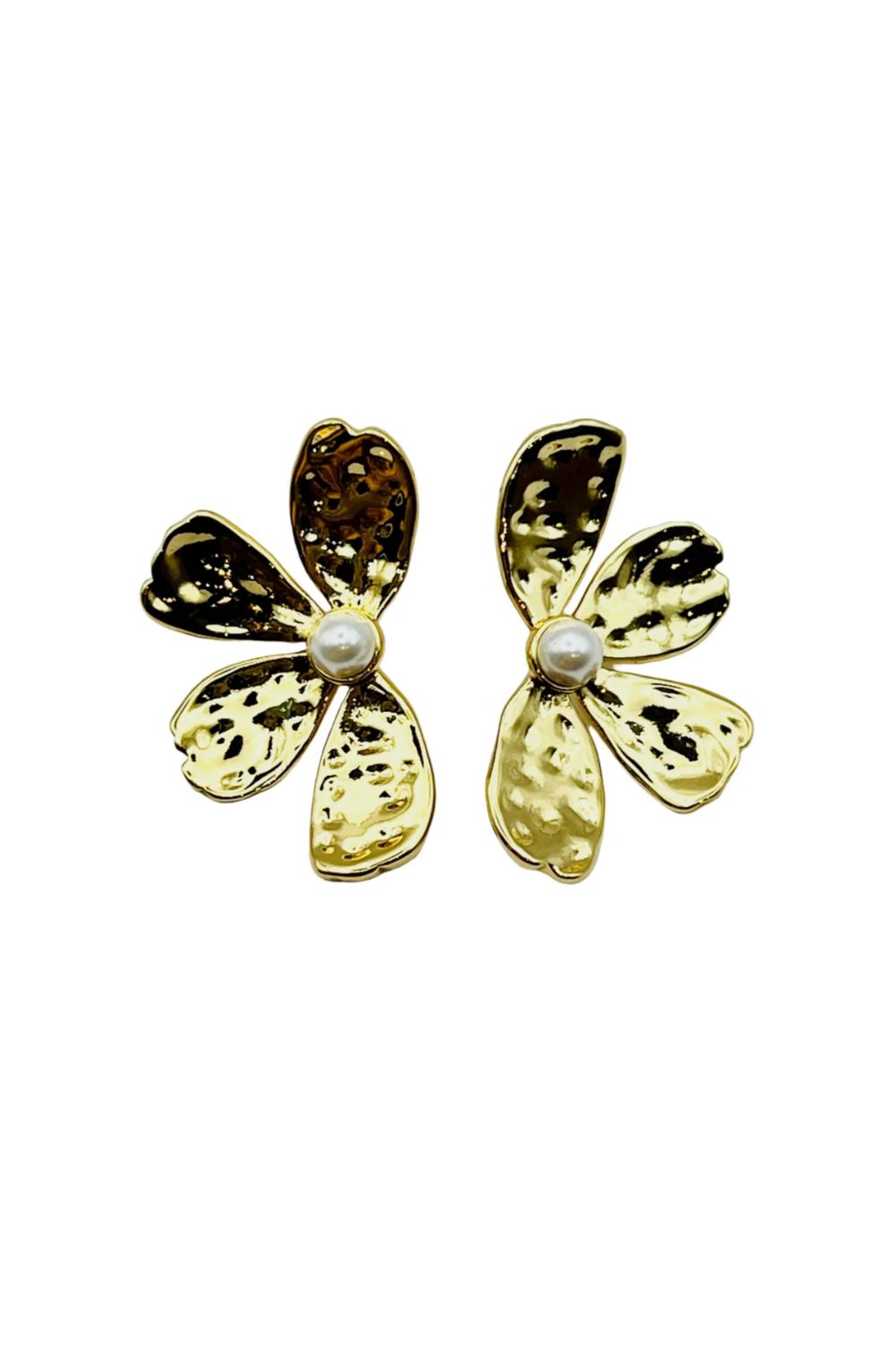 Gold Petal Earring