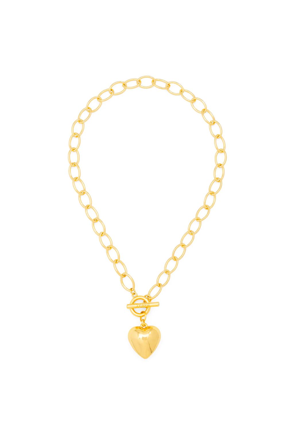 Gold heart necklace