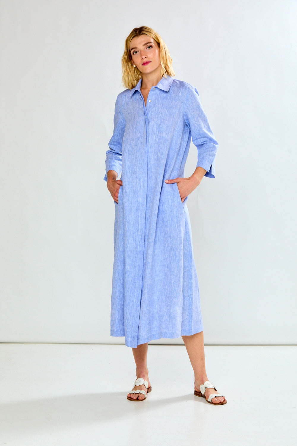 The Hollie Dress in Linen