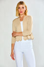 The New Scallop Cardigan in Sand