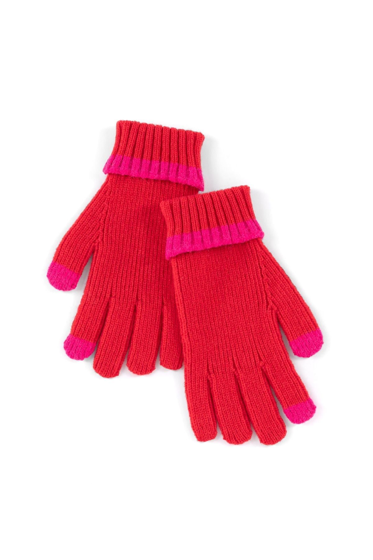Red and pink glove