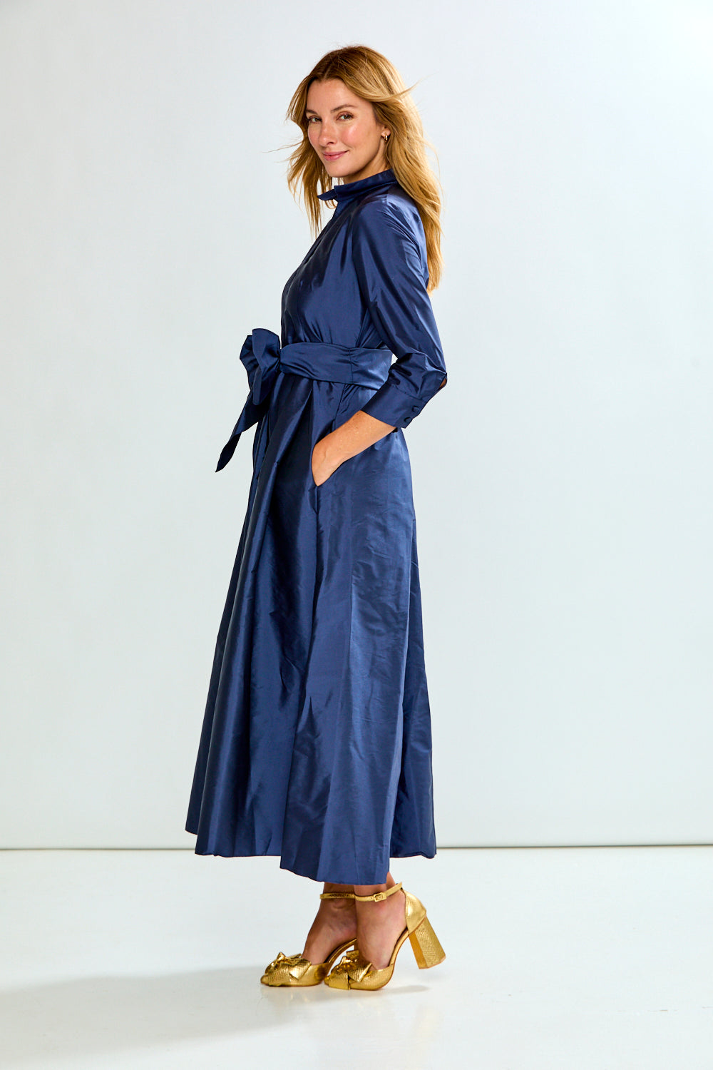 The Ainsley Dress - Navy
