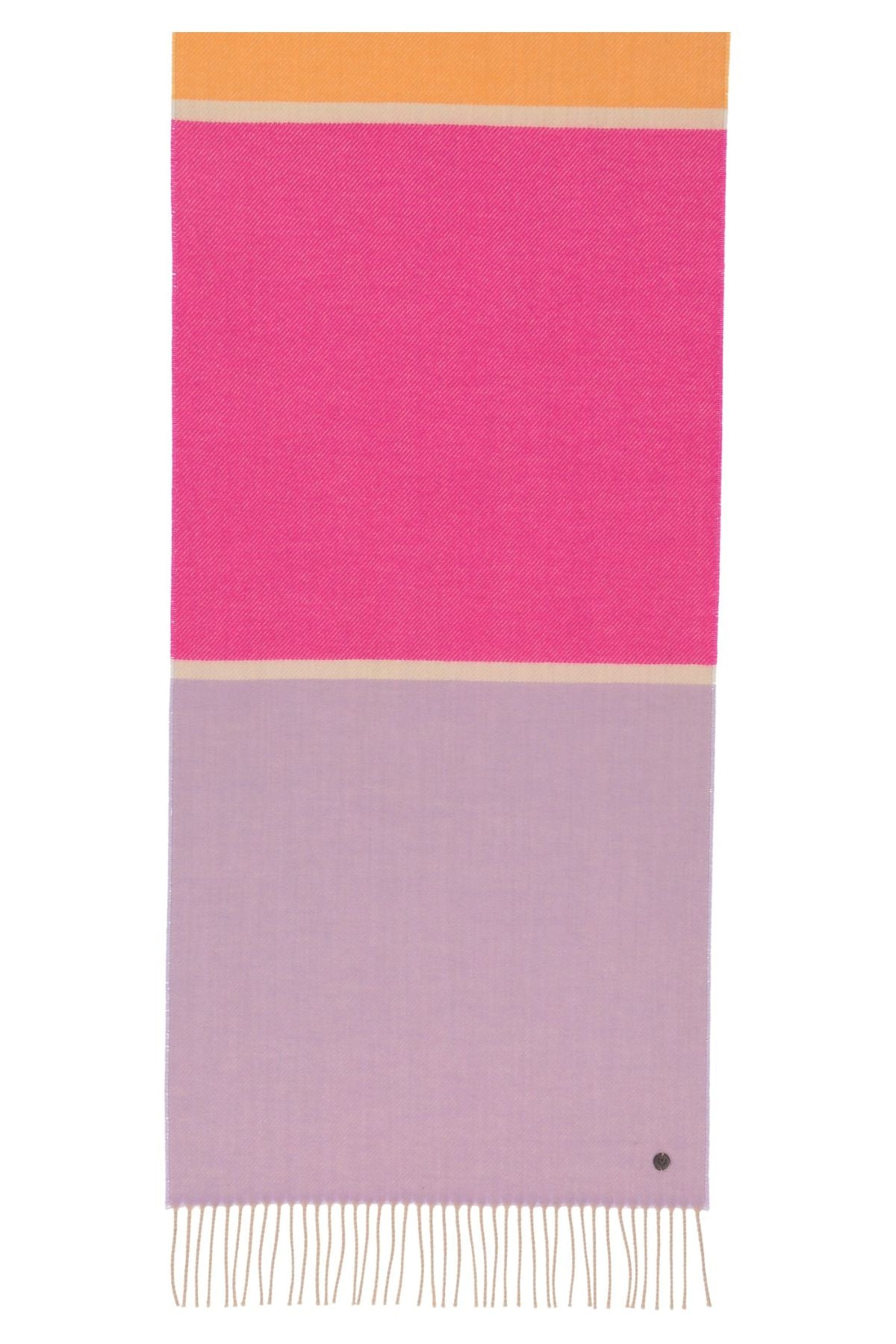 Diva pink wool scarf