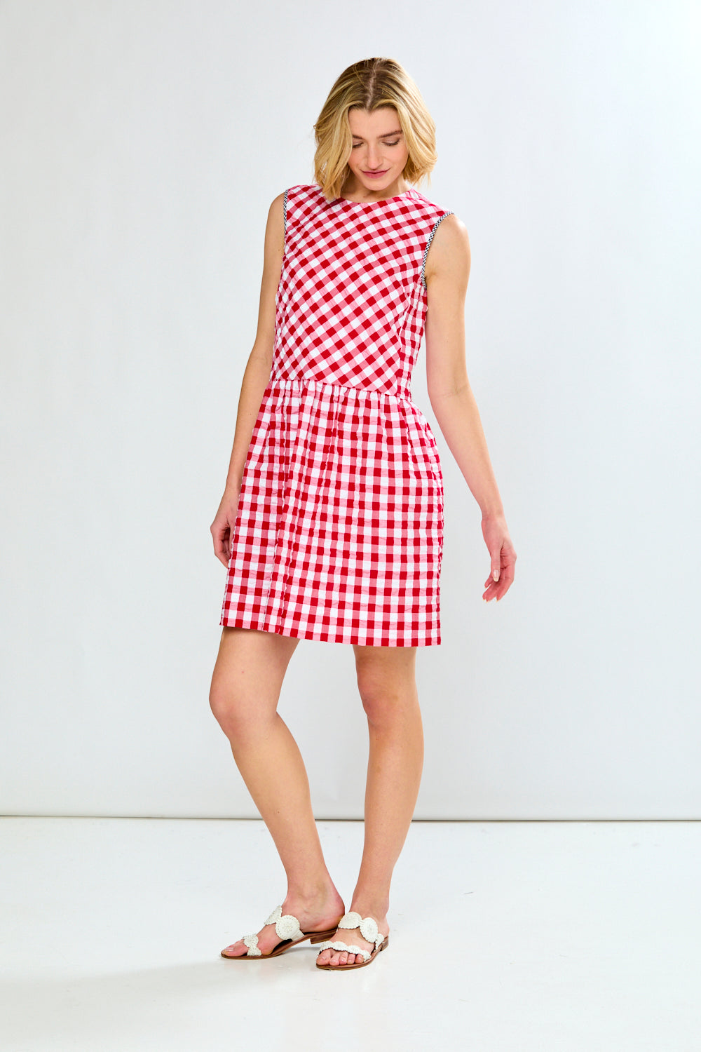 The Miriam Dress Red Gingham / L