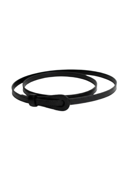 Black belt on a white background