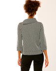 The Spencer Top in Houndstooth