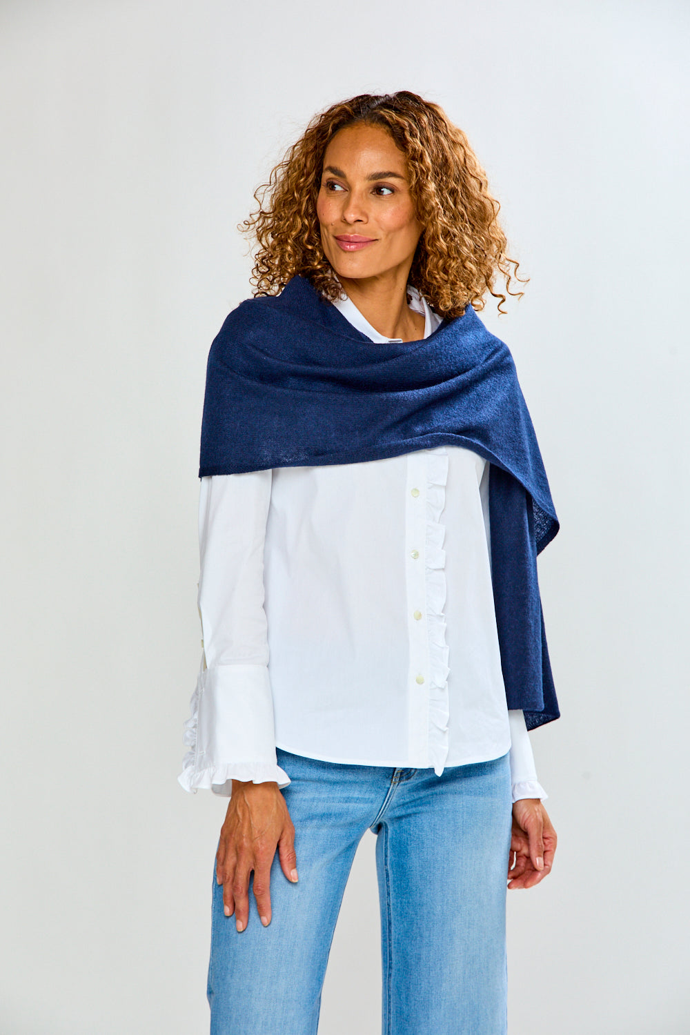 woman in wrap