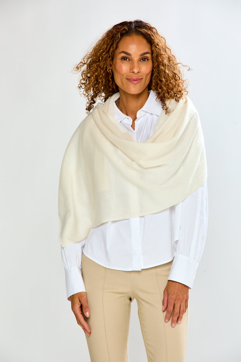 woman in wrap