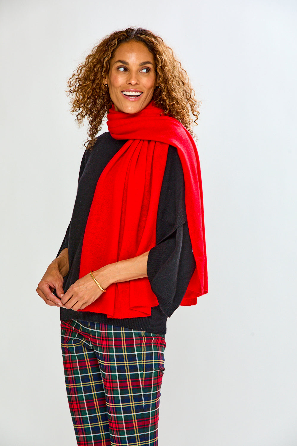 woman in wrap