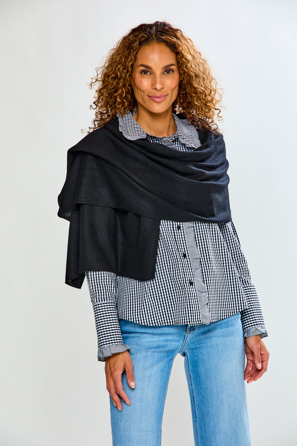 woman in wrap