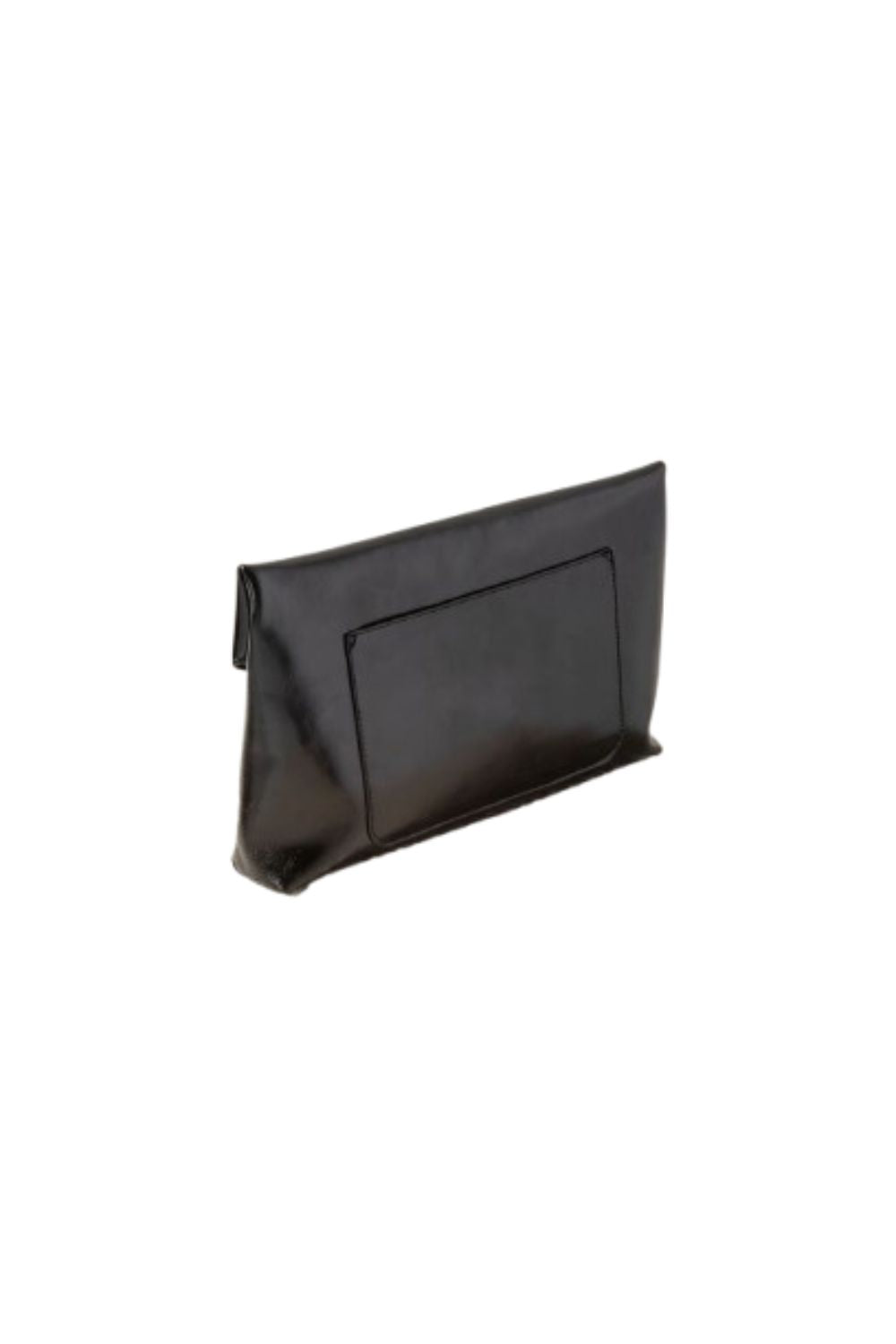 Black envelope clutch