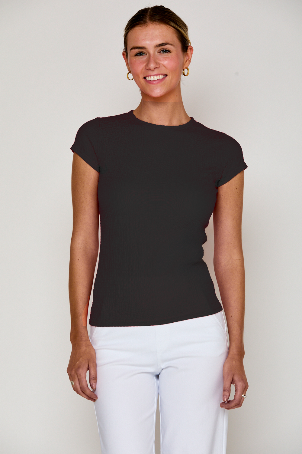 Athena top in black