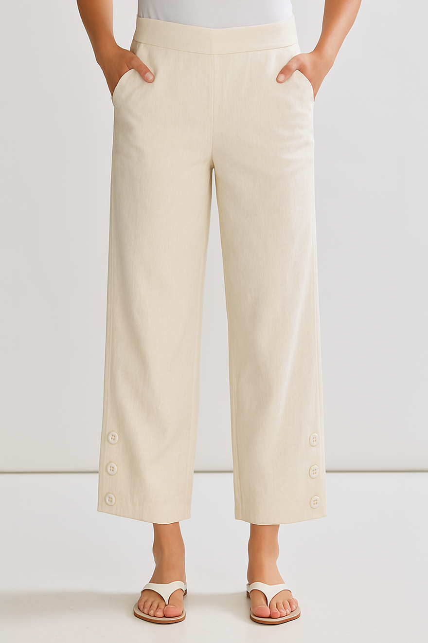 The Weston Pants in Oyster