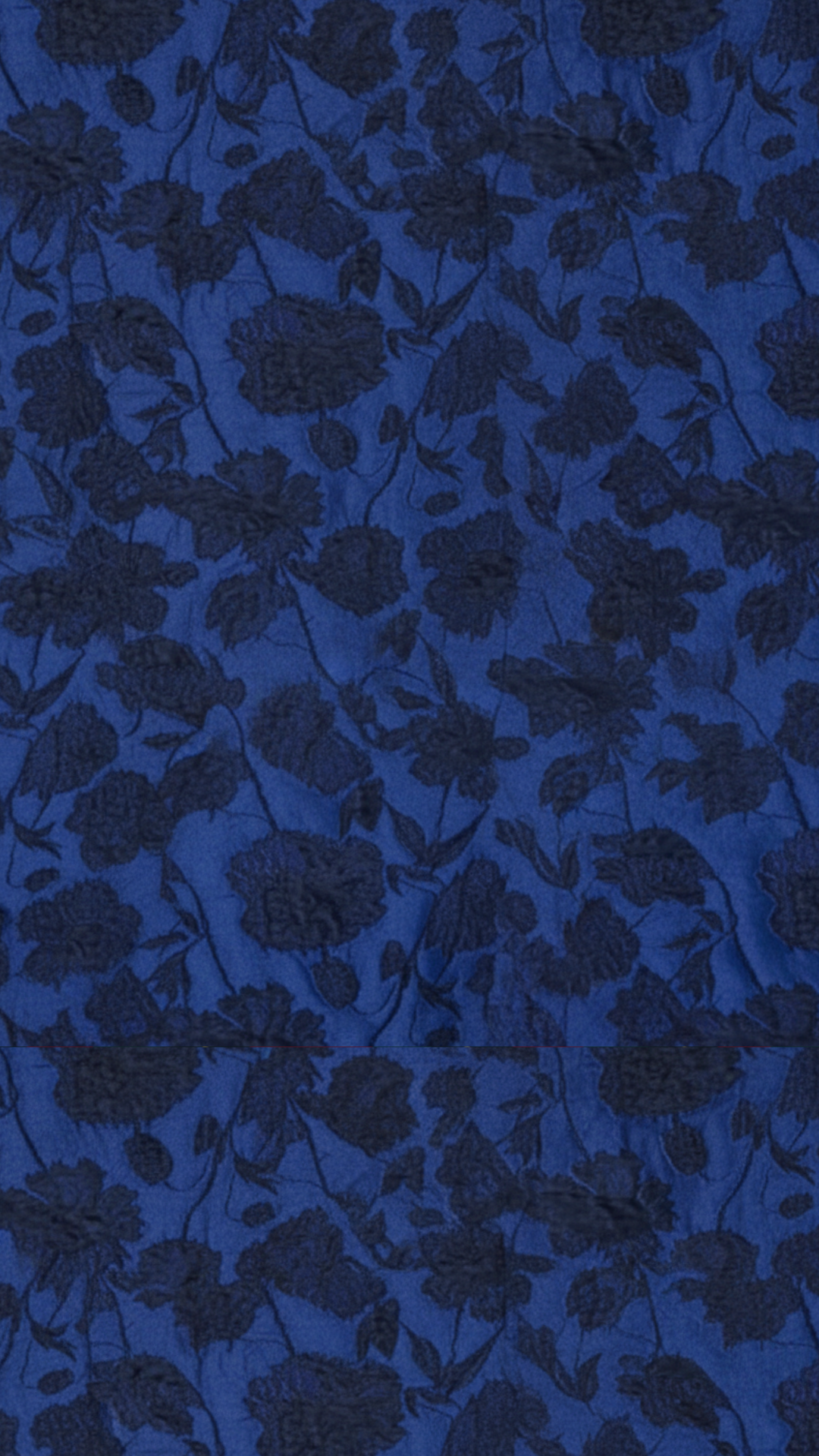 blue floral fabric 