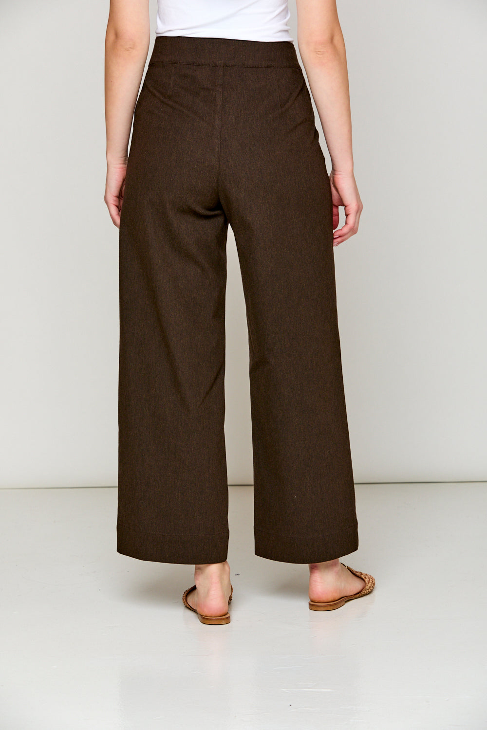 Flannel Willow Pant in Chocolate Heather