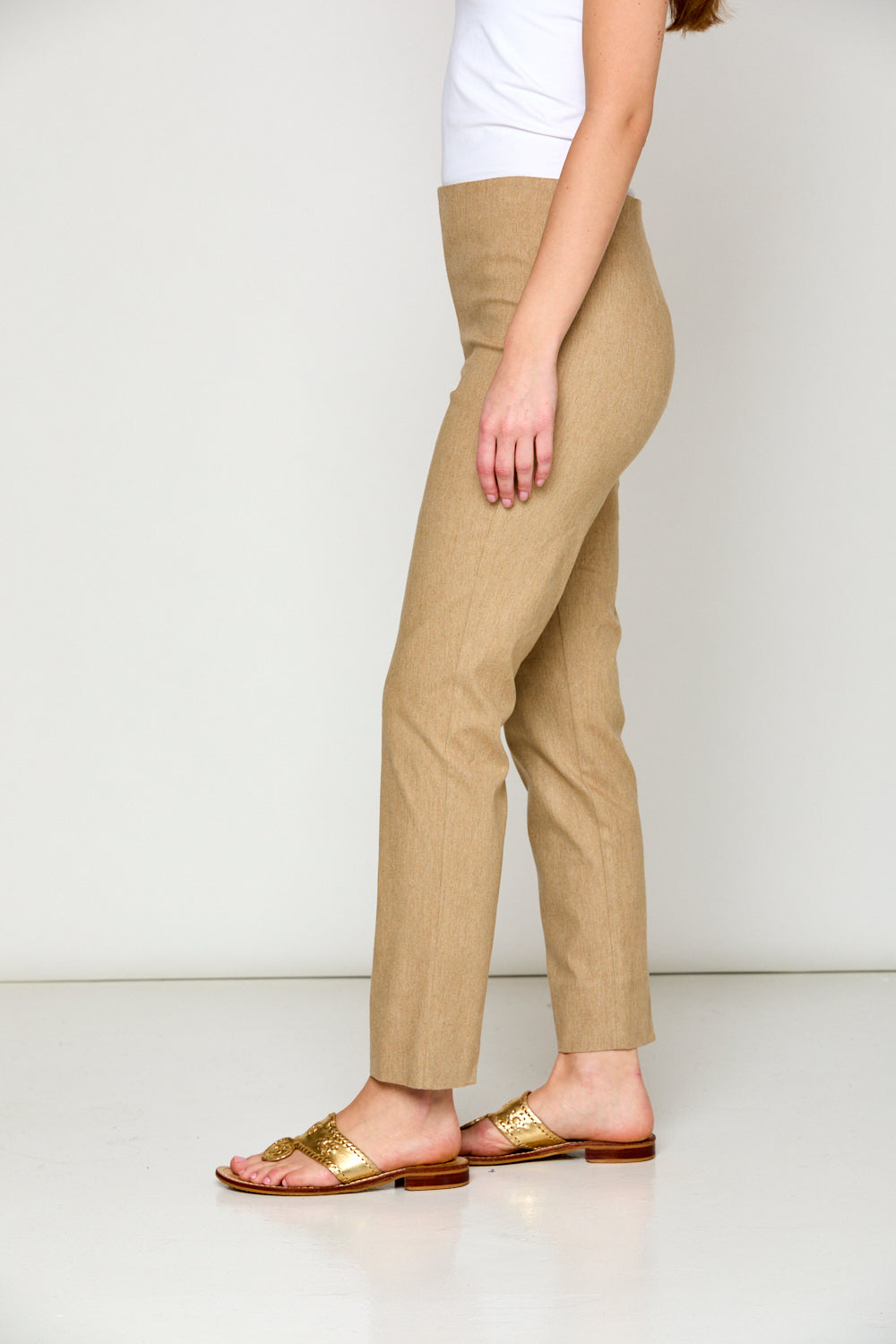 The Flannel Sheri Pant in Khaki