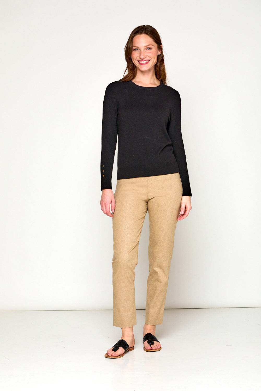 The Flannel Sheri Pant in Khaki