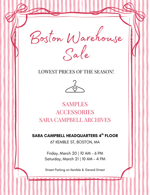 Boston Warehouse Sale