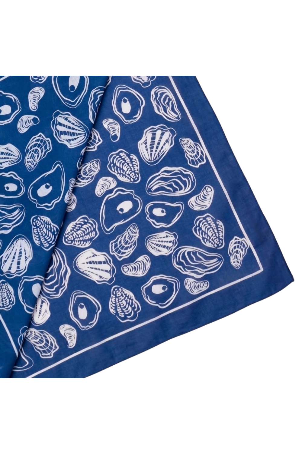 The Olivia Square Scarf - Oyster Print