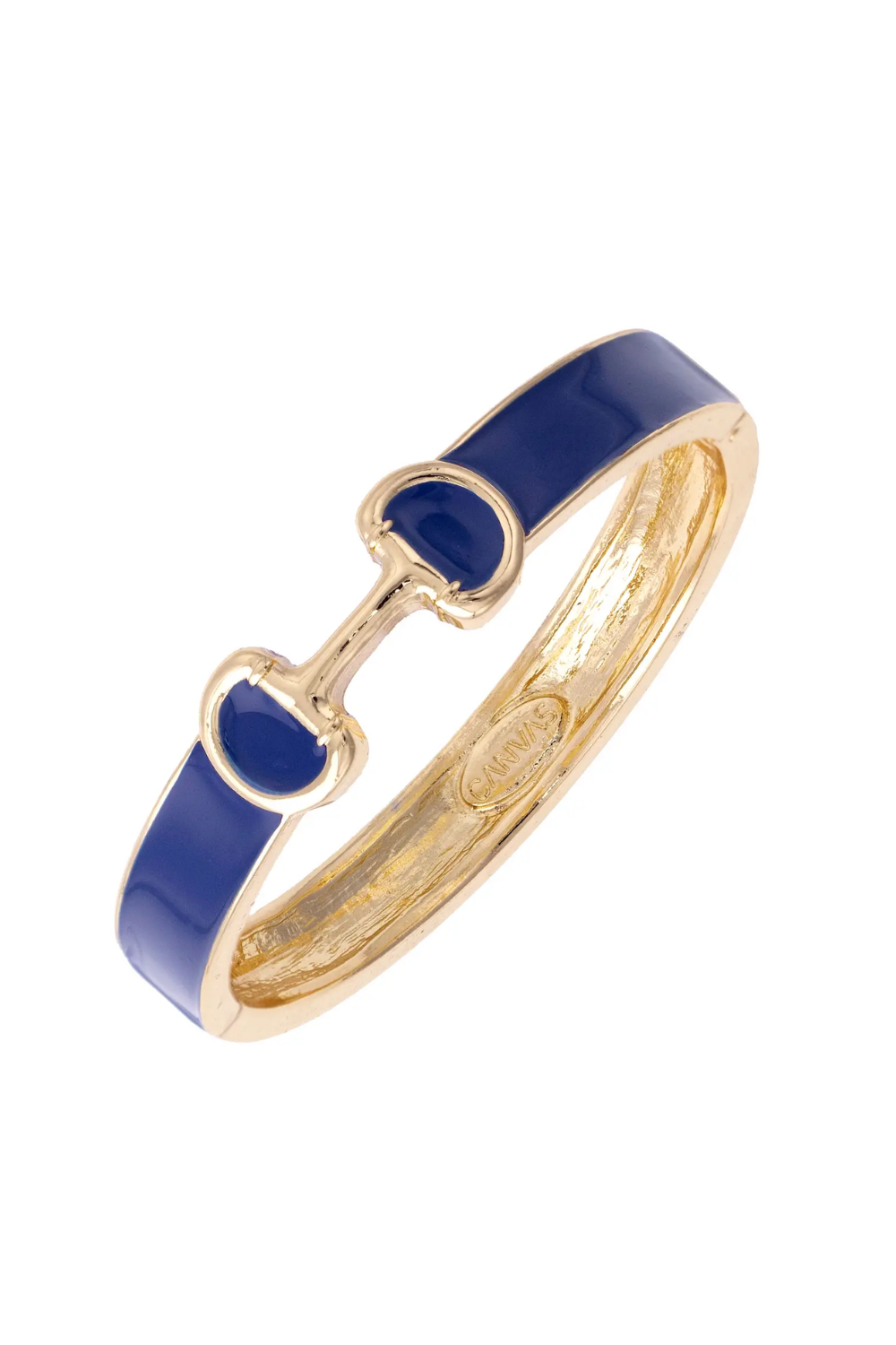 Hinge Bangle Blue