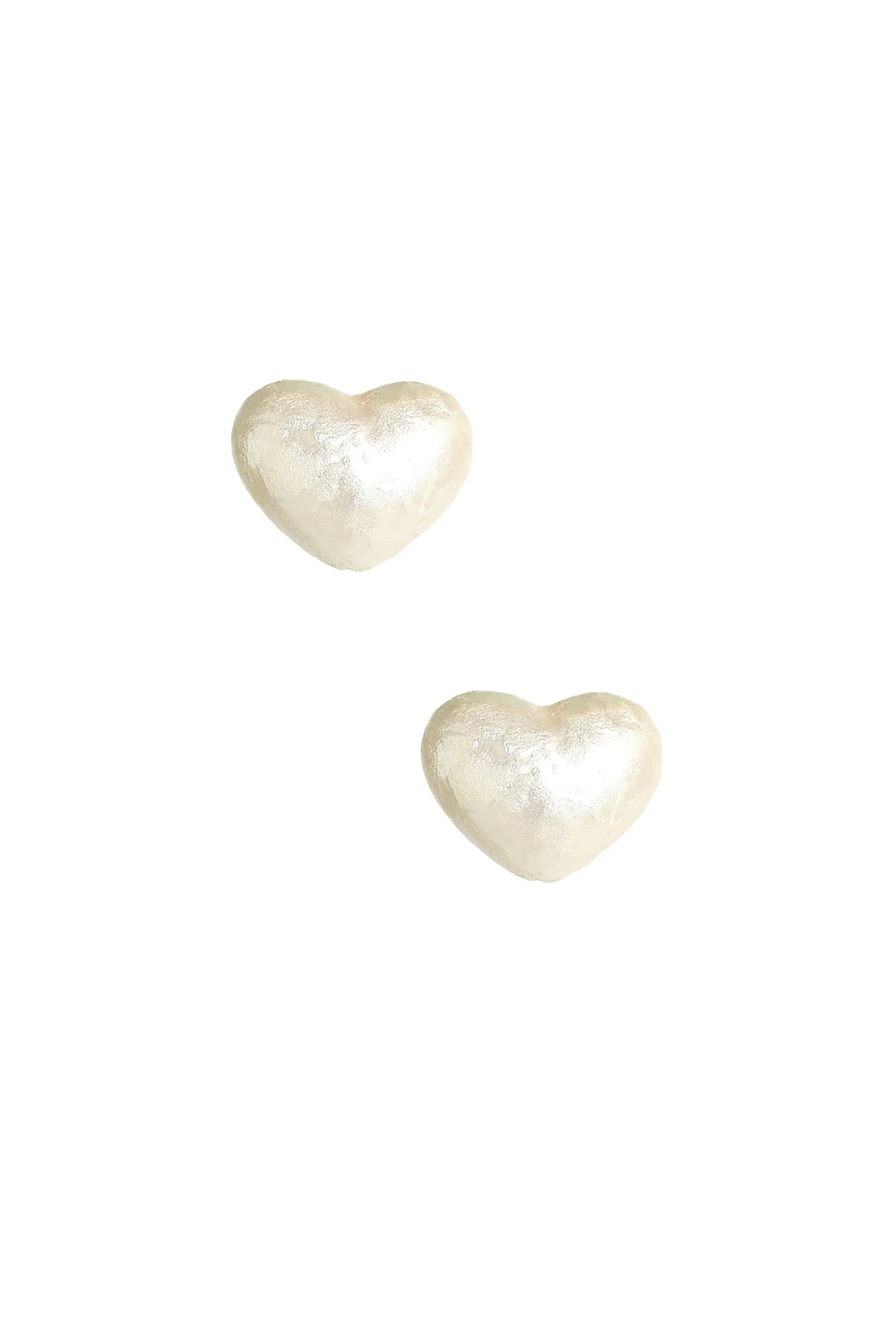 The Lainey Pearl Heart Studs