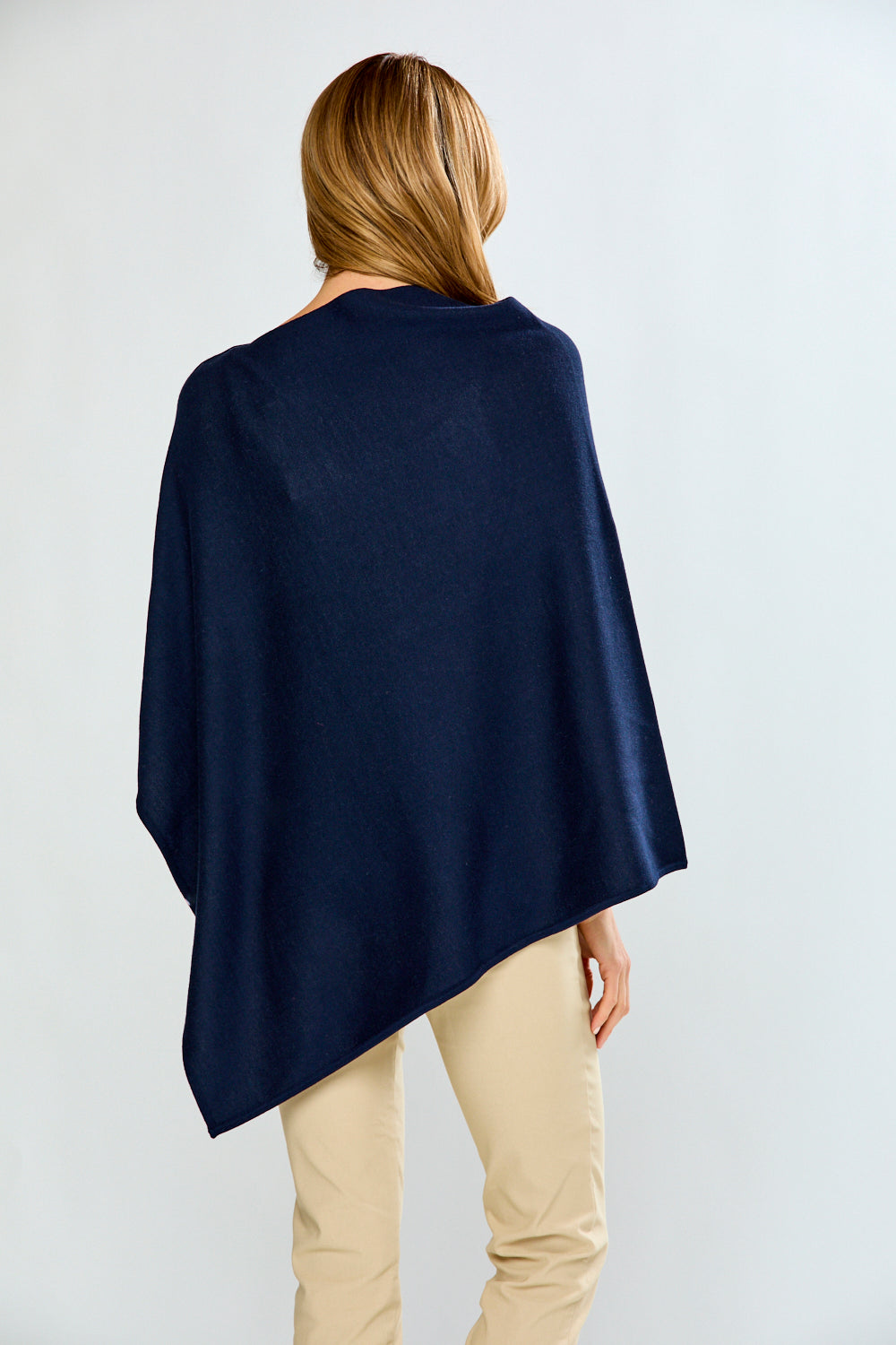 Woman wearing Two Tone Ruana
