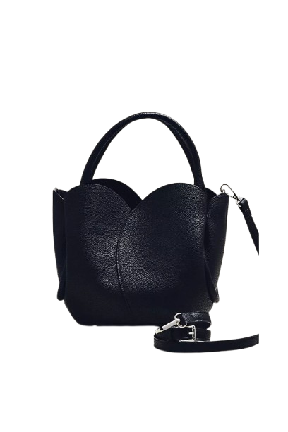Tulip handbag in black