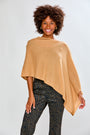 Camel cashmere ruana