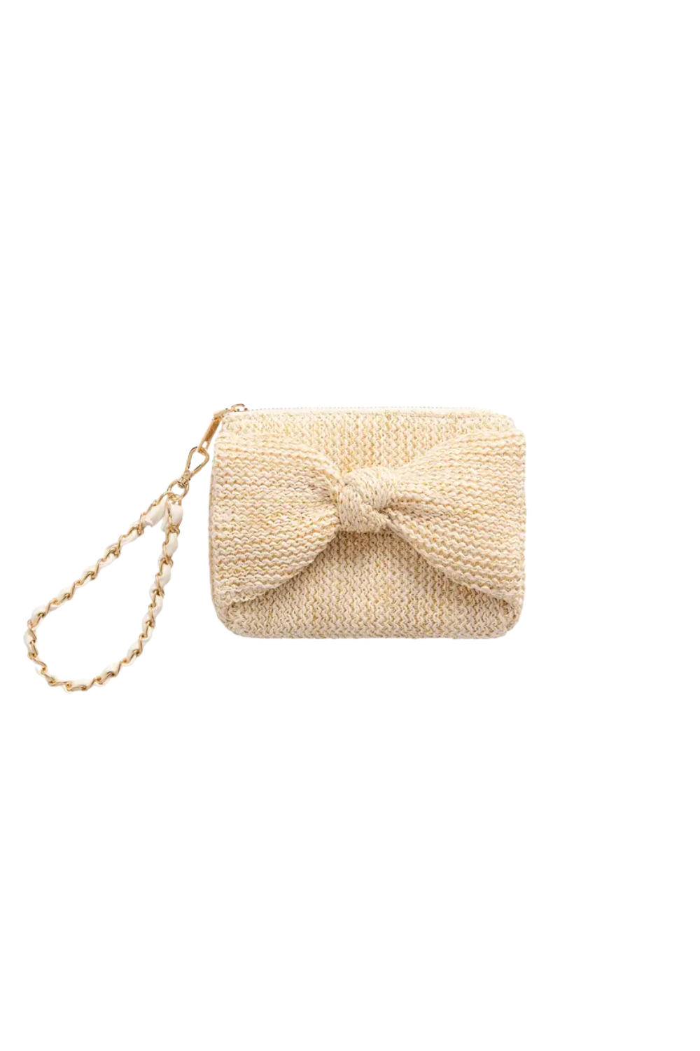 small wallet with bow