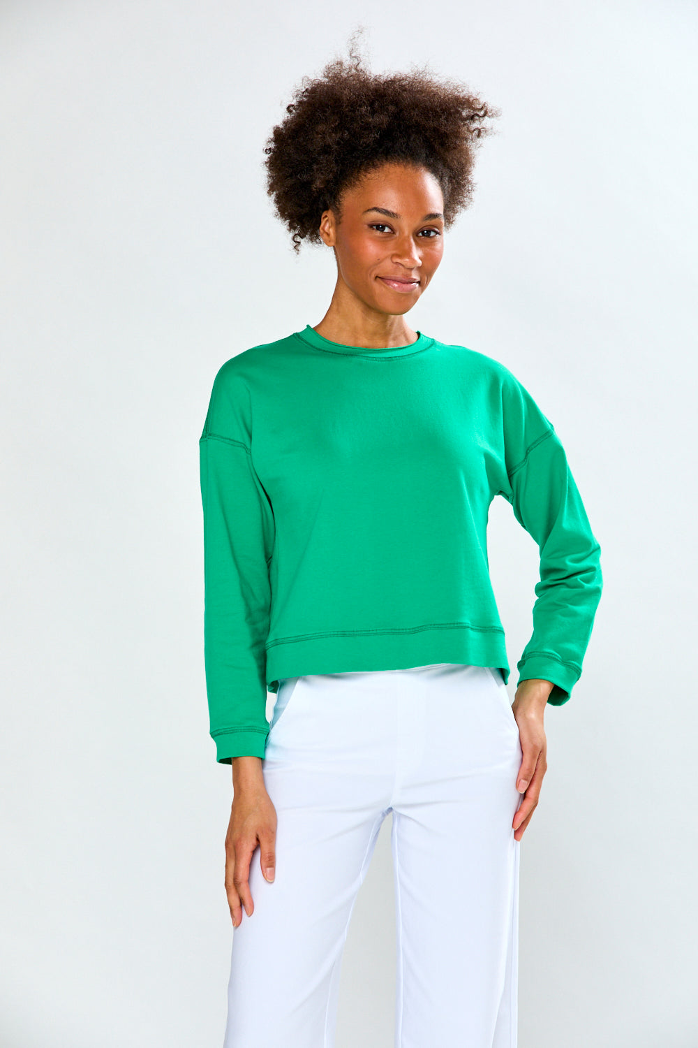 THe Piper Top in Green