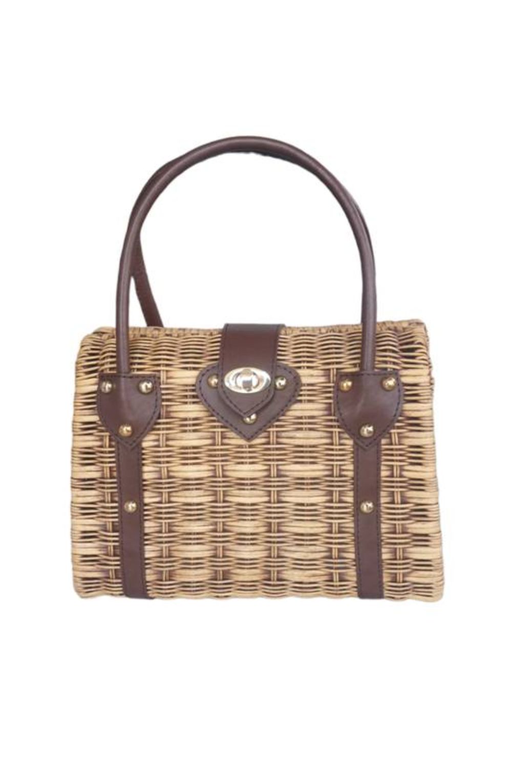 Rattan handbag