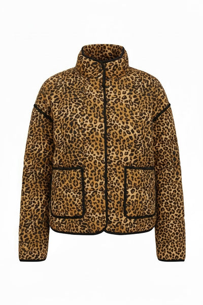 Leopard Puffer Jacket – Sara Campbell