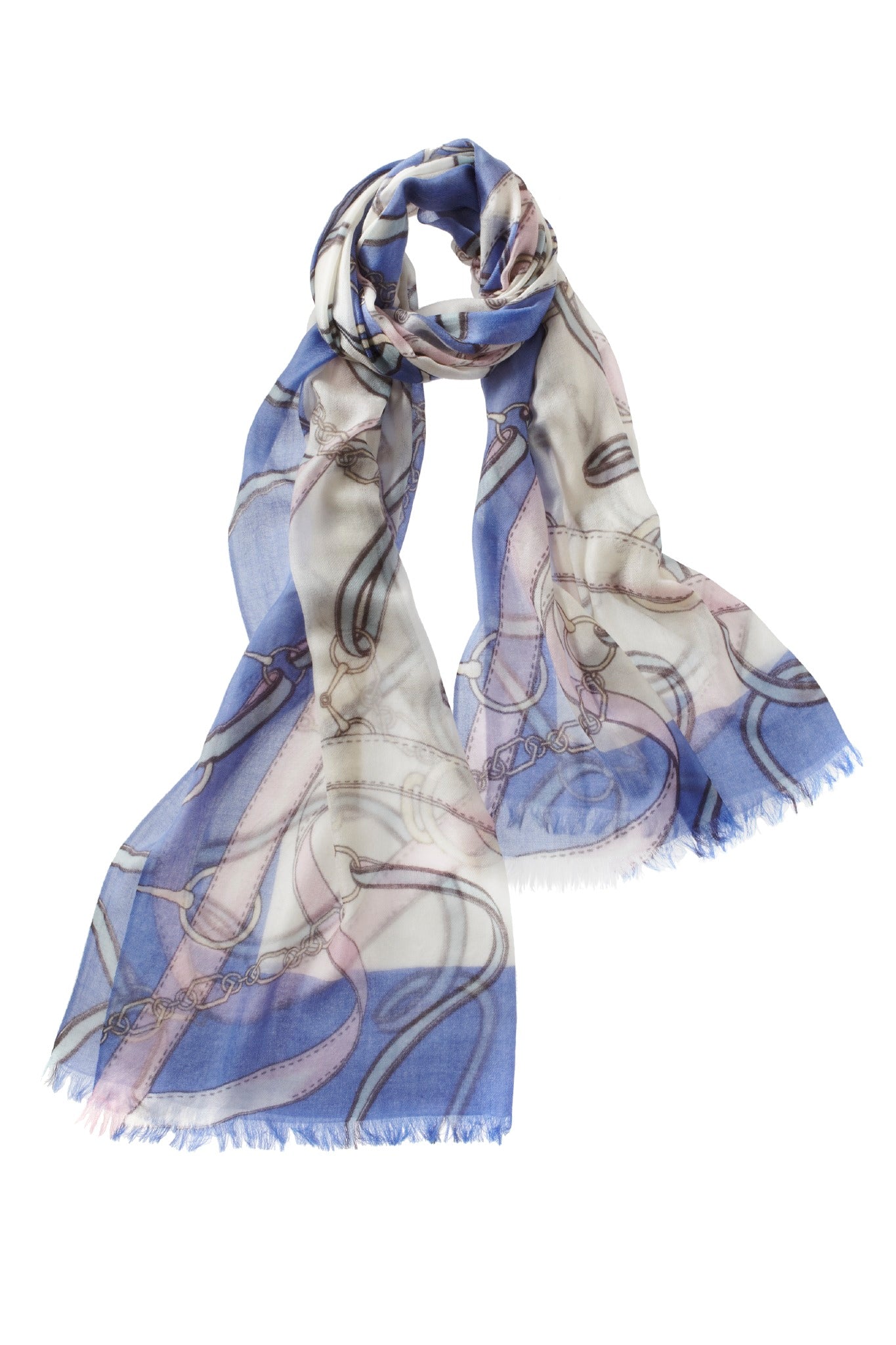 Periwinkle multi scarf