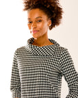 The Spencer Top in Houndstooth