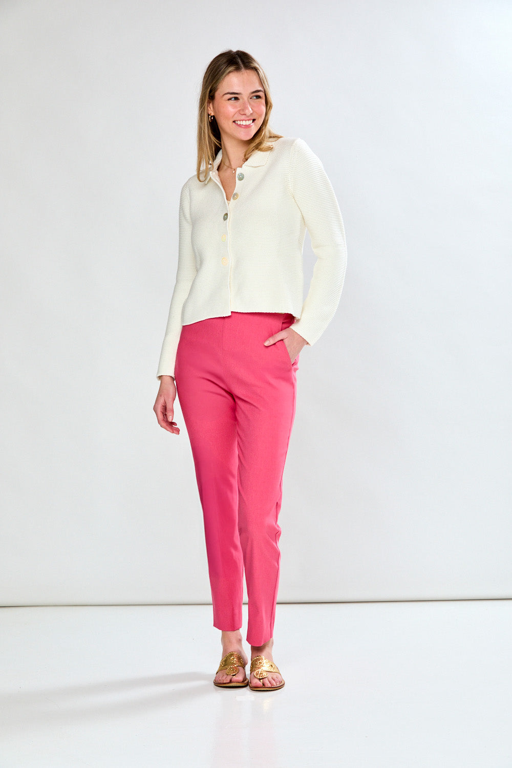 The Sutton Pant in Nantucket Red