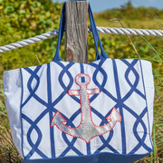 Anchor logo beach bag