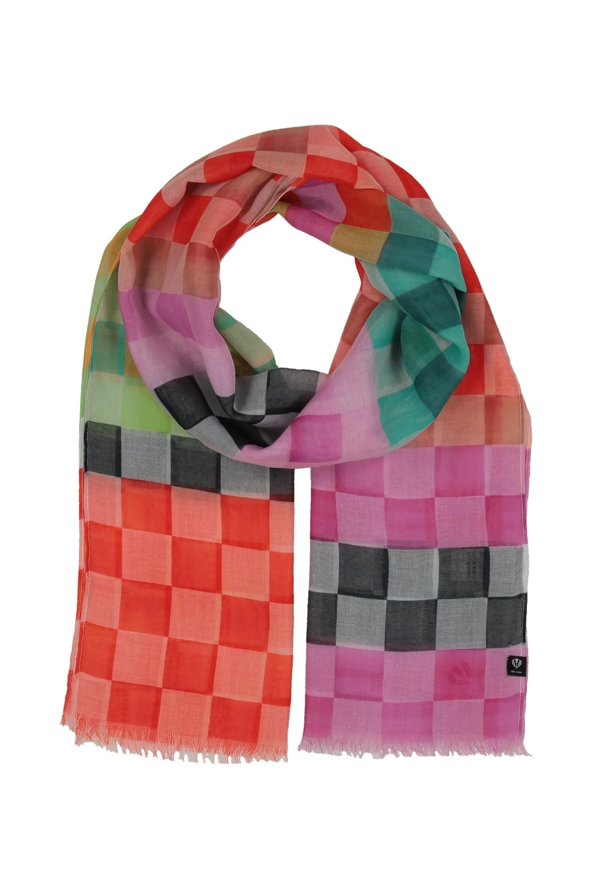 Apricot optical checks eco scarf