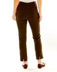 The Sara Campbell Flannel Sheri Pant in Chocolate Heather