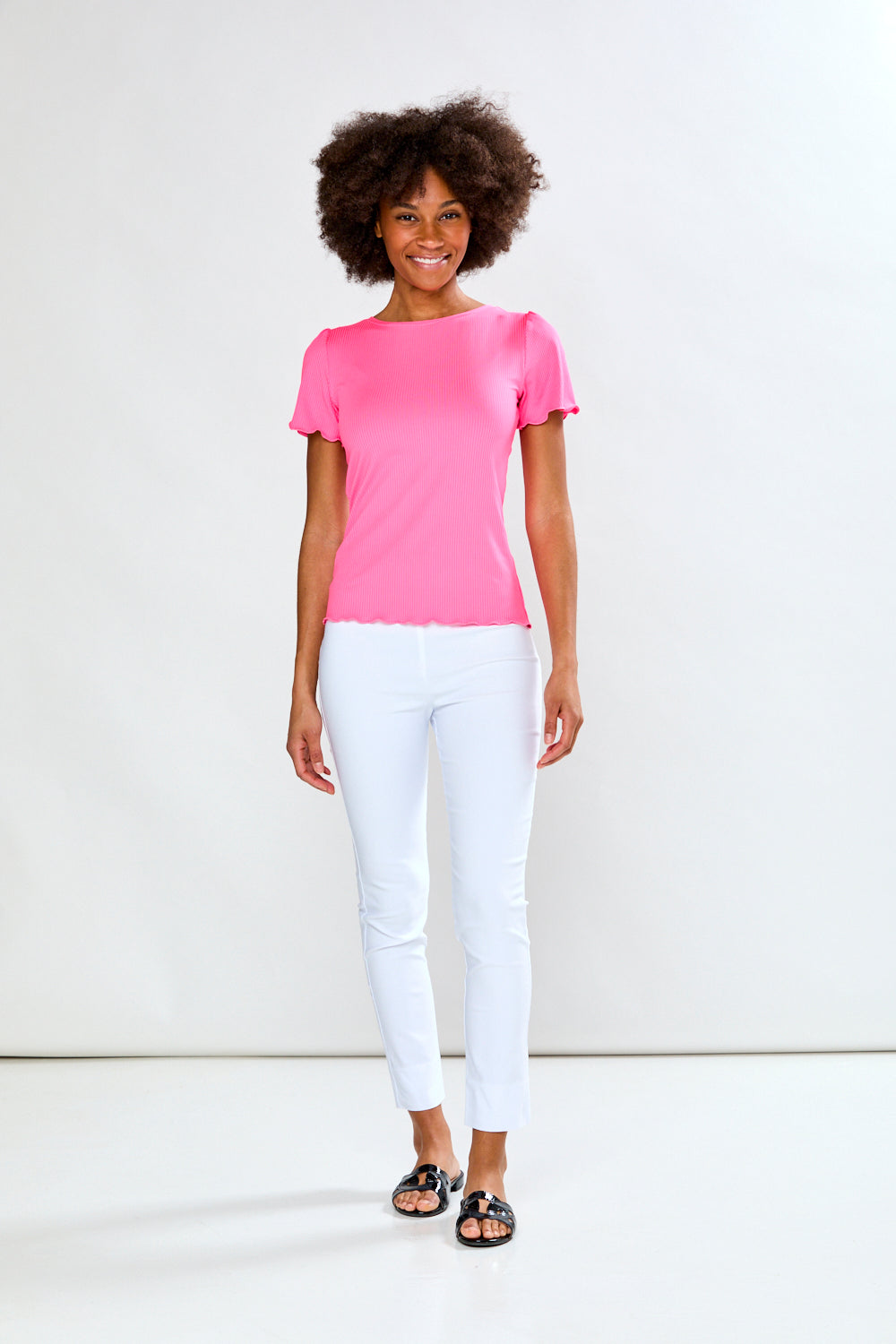 The Polly Top in Pink