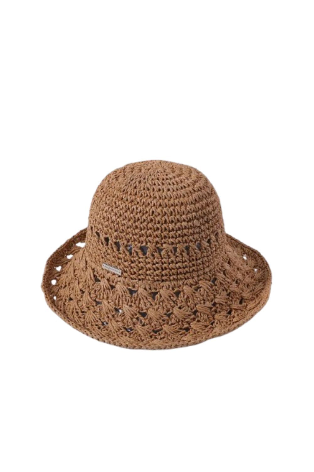 Straw hat in Caramel