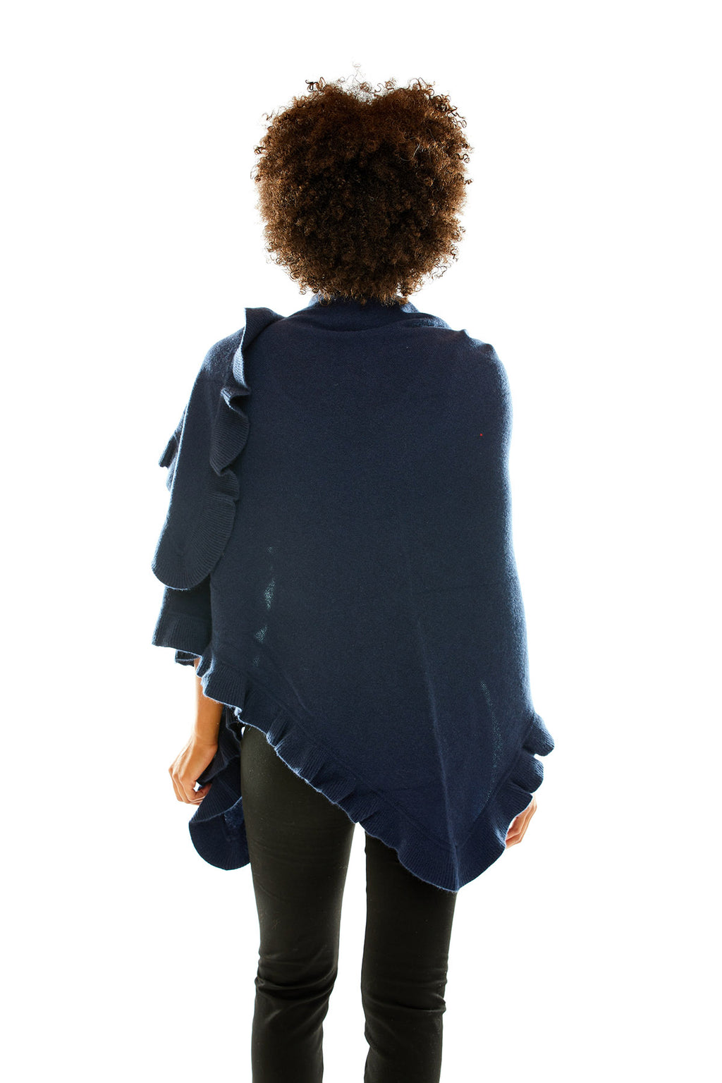 Cashmere Ruffle Triangle – Sara Campbell