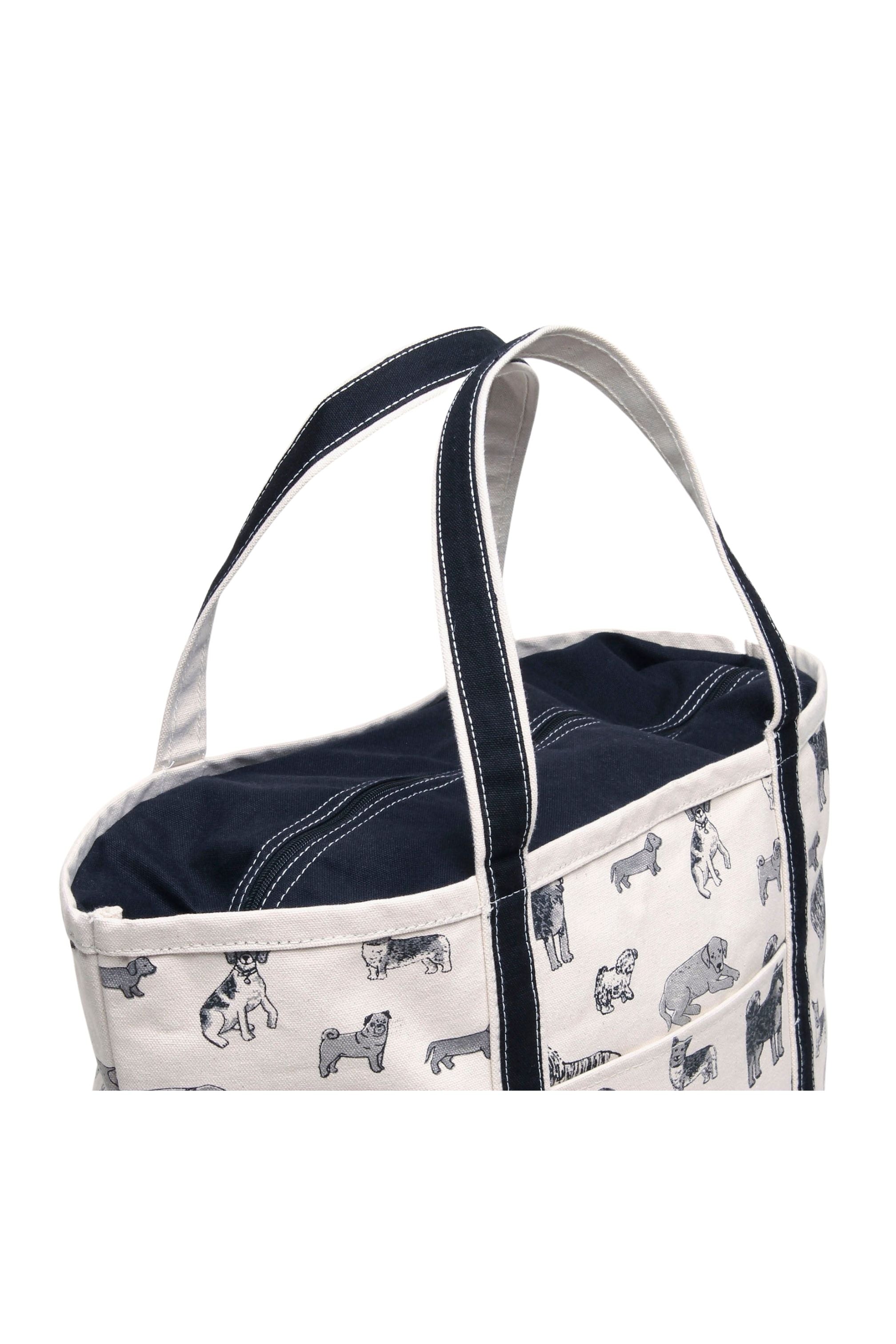 Large Printed Classic Boat Tote