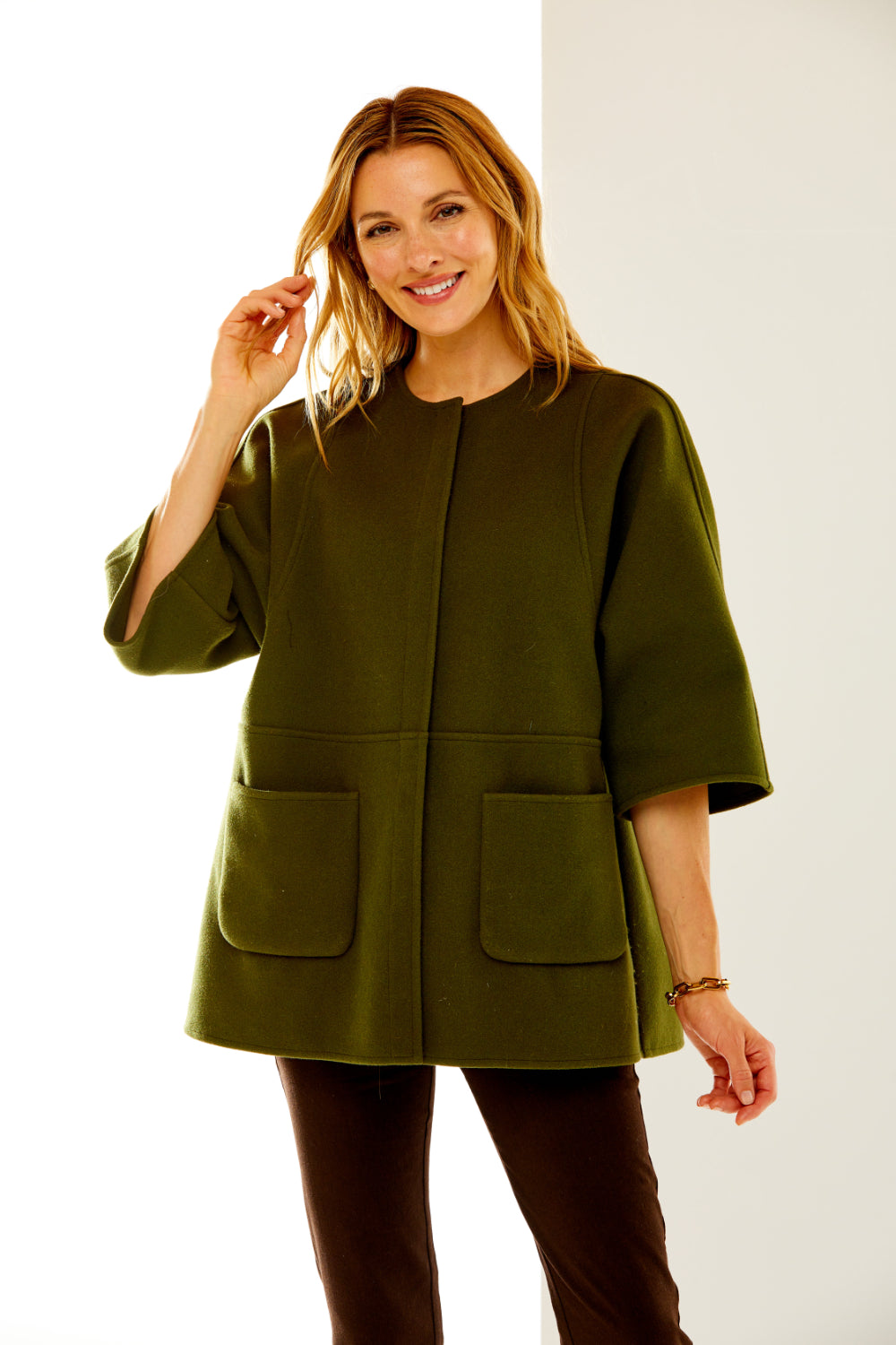 The Charlie Jacket in Olive