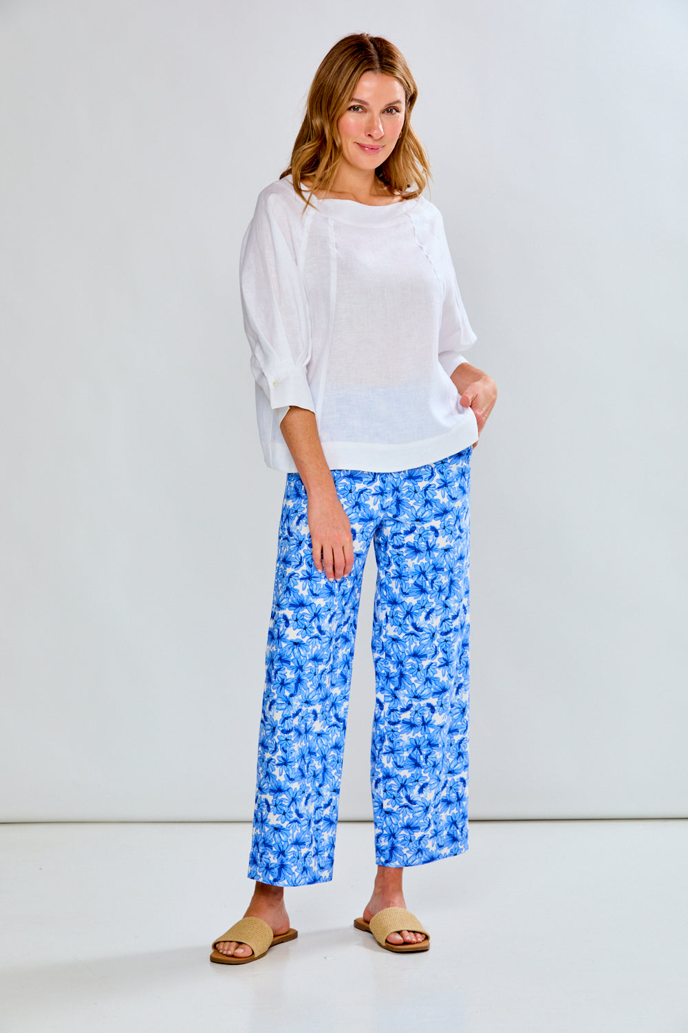 Willow pant with daisy print