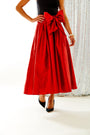 The Deanne Skirt in red