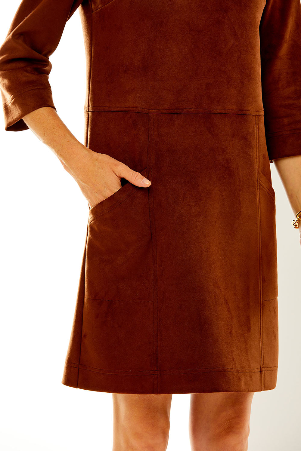 The Archer Dress in Chocolate