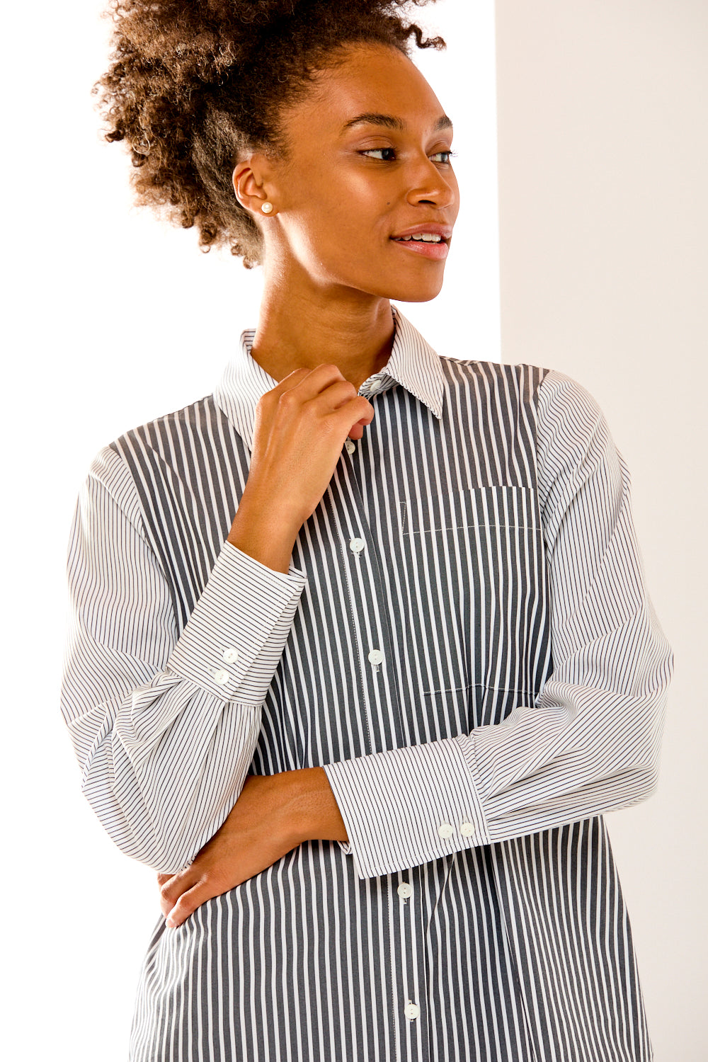 Stripe button down