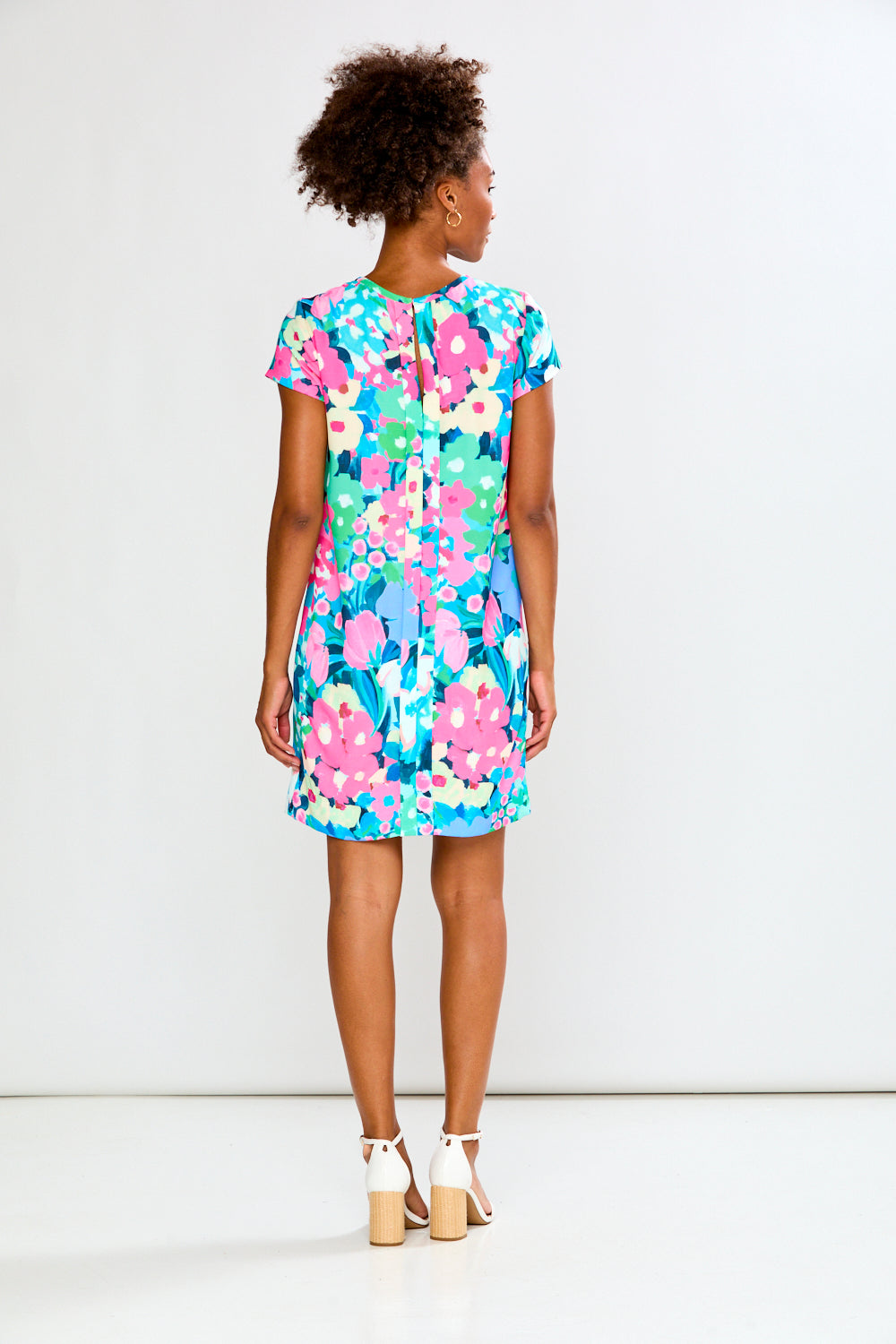 Woman wearing The Angelina Dress