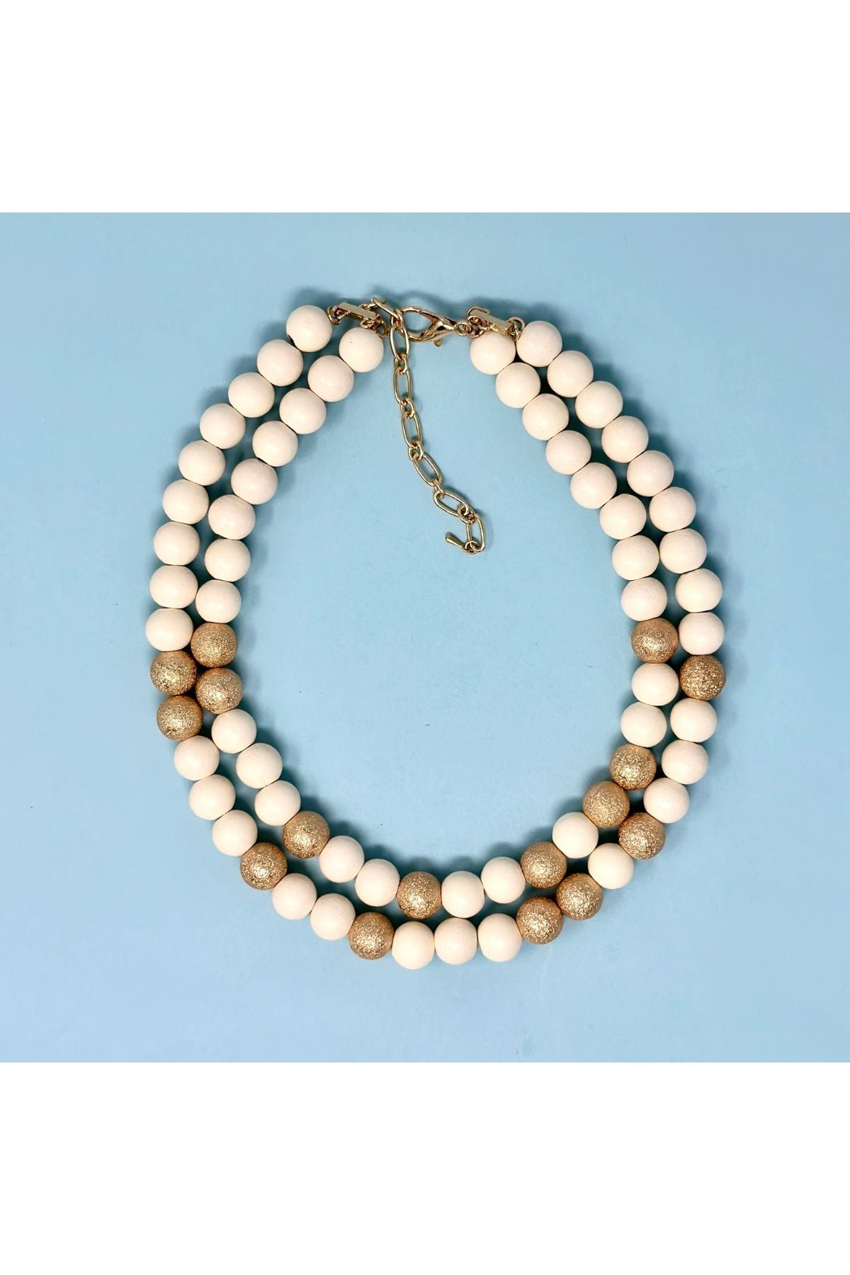 Ivory beaded necklace